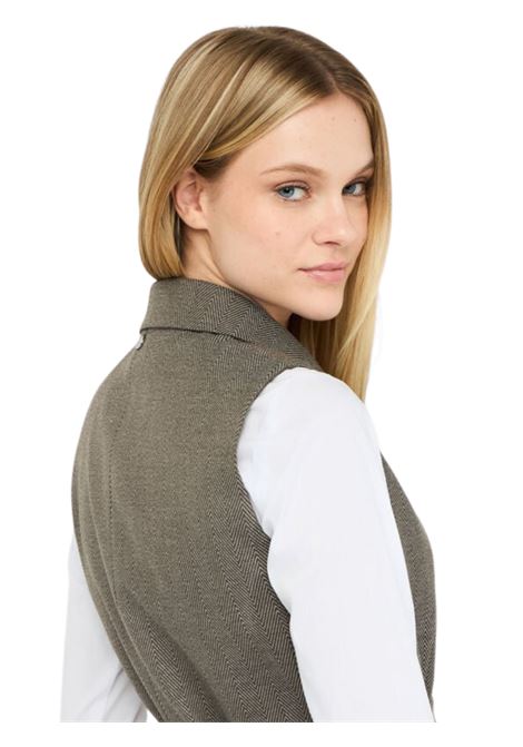 Gilet chevron con cintura Liu Jo | CF5259T054AM9770